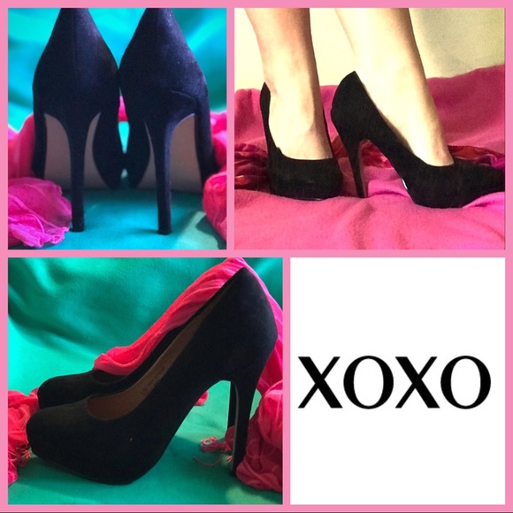 Black Suede Heels/ Pumps👠,6.5, EUC🌟 - Picture 1 of 8